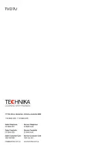 Preview for 14 page of Technika TVD7U Instruction Manual