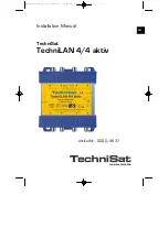 Предварительный просмотр 9 страницы TechniSat 0000/3637 Installation Manual