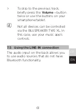 Предварительный просмотр 61 страницы TechniSat BLUSPEAKER TWS XL User Manual