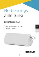 Preview for 3 page of TechniSat BLUSPEAKER TWS Manual