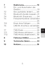 Preview for 5 page of TechniSat BLUSPEAKER TWS Manual