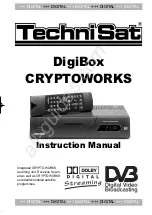 Preview for 1 page of TechniSat DigiBox CRYPTOWORKS Instruction Manual