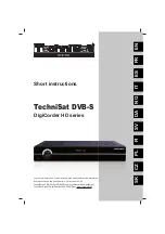 TechniSat DigiCorder HD series Short Instructions preview