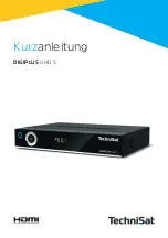 Предварительный просмотр 3 страницы TechniSat DIGIPLUS UHD S Quick Start Manual