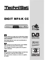 TechniSat DIGIT MF4-K CC User Manual preview