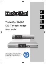 Preview for 1 page of TechniSat DIGIT Series Short Manual