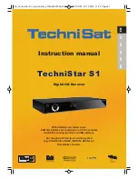 Предварительный просмотр 1 страницы TechniSat DigitMod S1 Instruction Manual