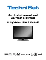 TechniSat MultyVision ISIO 32 Quick Start Manual предпросмотр