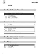 Preview for 2 page of TechniSat PowerLine
Webcast 2 Instructions Manual