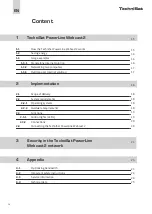 Preview for 14 page of TechniSat PowerLine
Webcast 2 Instructions Manual