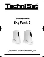 TechniSat SkyFunk 3 Operating Manual preview