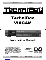 Предварительный просмотр 1 страницы TechniSat TechniBox VIACAM Instruction Manual