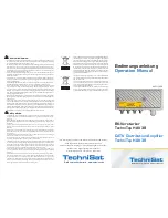 TechniSat TechniTop HAV 38 Operation Manual preview