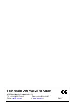 Preview for 40 page of Technische Alternative ESR 21 Series Manual