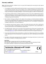 Preview for 24 page of Technische Alternative UVR610K Installation Instructions Manual