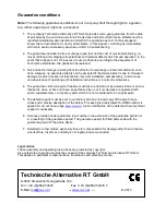 Preview for 12 page of Technische Alternative WNA Setup Manual