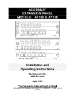 Technisonic Industries Limited ACCESS/A A710X Installation And Operating Instructions Manual preview