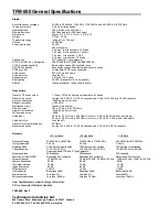 Preview for 2 page of Technisonic Industries Limited TFM-550 Installation And Operating Instructions Manual