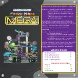 Предварительный просмотр 2 страницы Techno Gears Marble Mania Mega Instruction Manual