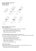 Предварительный просмотр 3 страницы Techno Line WS 7024 Instruction Manual