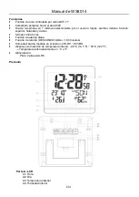 Предварительный просмотр 18 страницы Techno Line WS8014 Manual