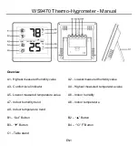 Предварительный просмотр 8 страницы Techno Line WS9470 Manual