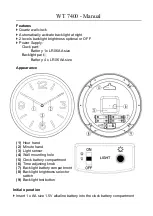 Preview for 4 page of Techno Line WT 7400 Manual