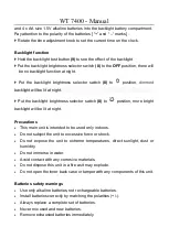 Preview for 5 page of Techno Line WT 7400 Manual