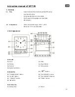 Techno Line WT 745 Instruction Manual предпросмотр