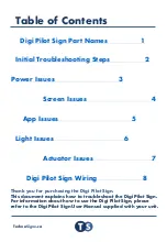 Preview for 2 page of Techno Signz Digi Pilot Sign Troubleshooting Manual