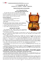 Preview for 52 page of technoac AG-309.15G Technical Description, Operating Instructions