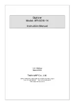 Предварительный просмотр 1 страницы TechnoAP APV8516-14 Instruction Manual