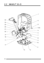 Preview for 38 page of Technoflex MAMUT 30-D Instruction Manual / Spare Parts