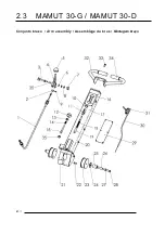 Preview for 40 page of Technoflex MAMUT 30-D Instruction Manual / Spare Parts