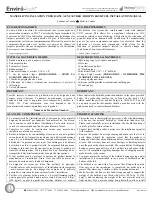 Preview for 1 page of Technoform Envir-bath BH-903 Installation Manual