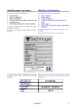 Предварительный просмотр 4 страницы Technogel FILLERDESK 3 Instructions For Installation, Use And Maintenance Manual