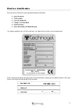 Предварительный просмотр 6 страницы Technogel FREEZER 200/1 Instructions For The Installation, Use And Maintenance