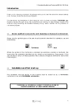 Preview for 4 page of Technogel MIXGEL 30 Instructions For Installation, Use And Maintenance Manual