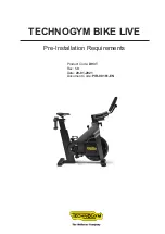 Technogym BIKE LIVE Pre-Installation preview