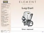 Preview for 1 page of Technogym element leg curl User Manual