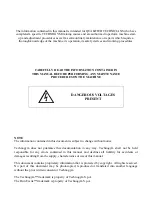 Preview for 3 page of Technogym EXCITE Run 500 Service Maintenance Manual