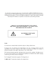 Preview for 3 page of Technogym EXCITE+  VARIO Technical Service Manual