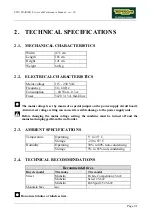 Preview for 9 page of Technogym spin trainer Maintenance Manual