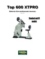 Technogym Top 600 XTPRO Service Maintenance Manual preview