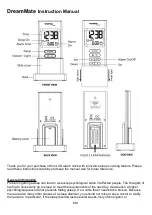 Предварительный просмотр 7 страницы Technoline DreamMate Instruction Manual