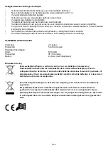 Предварительный просмотр 36 страницы Technoline DreamMate Instruction Manual