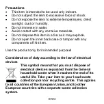 Предварительный просмотр 28 страницы Technoline WL 1025 Instruction Manual