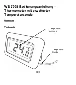 Preview for 1 page of Technoline WS 7003 Manual