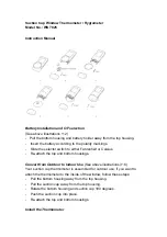 Предварительный просмотр 3 страницы Technoline WS 7025 Instruction Manual