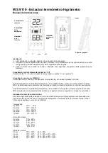 Предварительный просмотр 7 страницы Technoline WS 9119 Instruction Manual